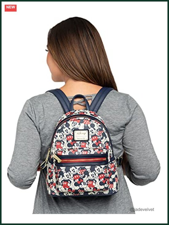 Disney Mickey Mouse Mini Backpack Faux Leather Loungefly main image 4